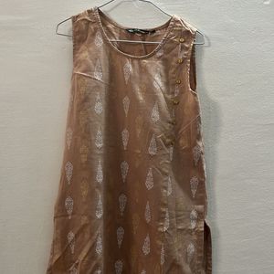 Beige Short Kurti