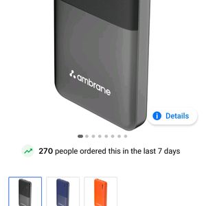 Power Bank Included With Usb Cable