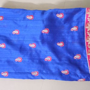 Royal Blue Designer saree