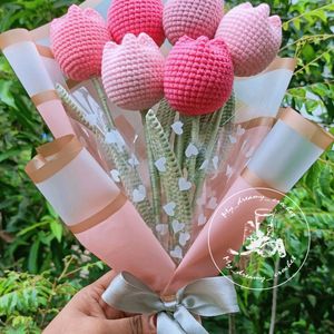 Crochet Forever Tulips Bouquet