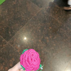 BEAUTIFUL ROSE CROCHET FLOWER