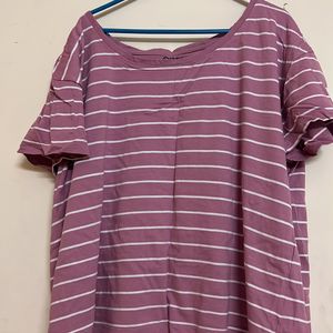 BLACK AND PINK STRIPES TSHIRT COMBO