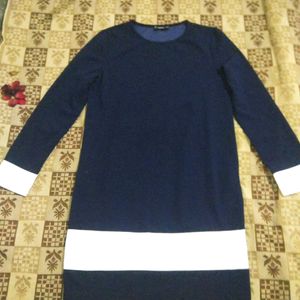 New Shein Navy Blue Dress Size M