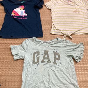 Combo Of 3 Used Kids Tshirts For Grabs