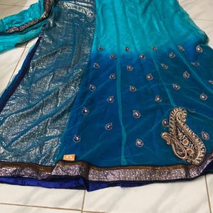 Designer Saree For Grabs-Without Blouse