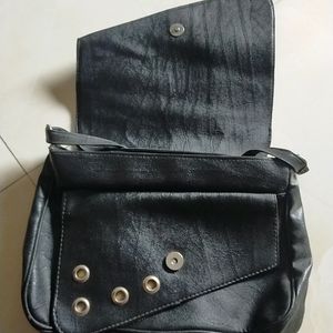 Black Sling Hand Bag