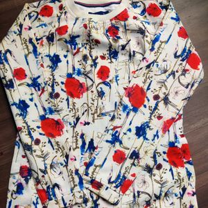 Floral Sweatshirt For Women