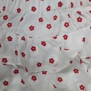 Branded Skirt Top For 0-3 Month Baby