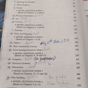 ML Aggarwal Class 6 ICSE Maths Book