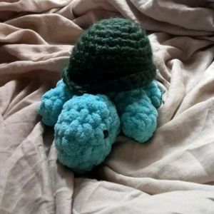 Crochet Big Blue Turtle 🐢