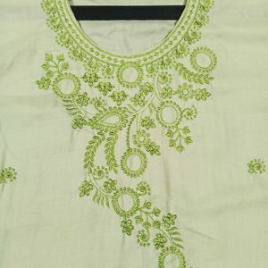 New Kurti With Thread Work