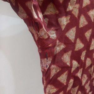 Maroon Kurti