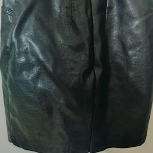 Black Leather Skirt