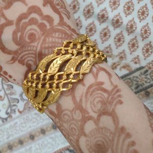 Fancy Golden Colour Bangle