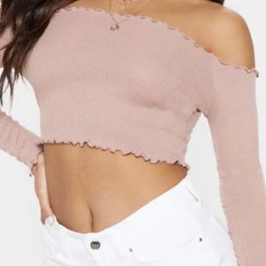 Crop Top Off Shoulders