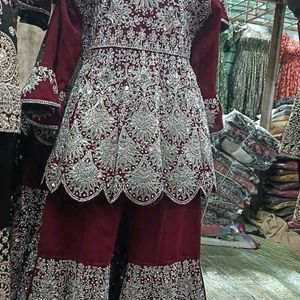 Elegant Sharara suit for women With Dupatta