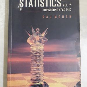 statistics textbook vol. 2 for 2nd puc