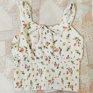 Clearance Sale! Floral Crop Top