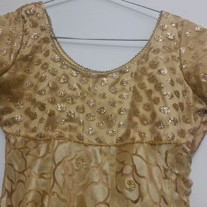 Elegant Golden Frock