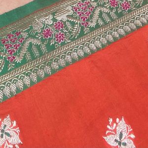 Pure Silk Kadua Meenakari Banarasi Saree