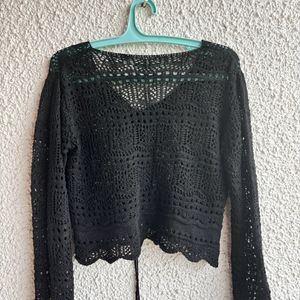 Drawstring Pullover Sweater