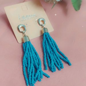 Stylish Earings In Tiffany Blue Color