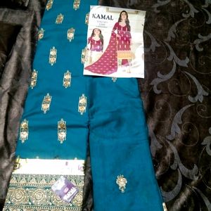 Women Without Stich Suit Salwar Dupatta