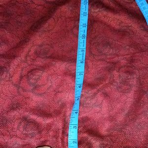 Beautiful Ruffled Sleeves Red Maroon Kurta