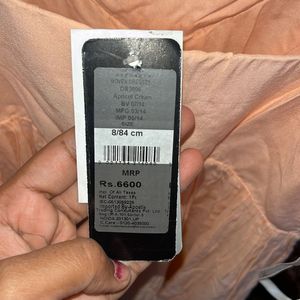 Peach Unused Midi Dress