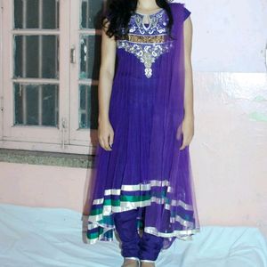 Anarkali Suit Set With Dupatta