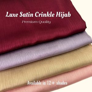 Luxe Satin Crinkle Hijab
