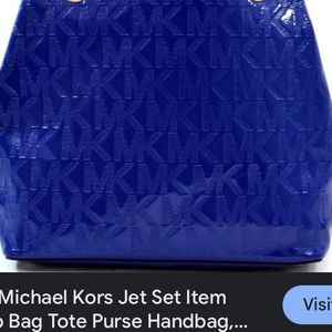 Michael Kors MK Large Travel Tote Satchel Bag