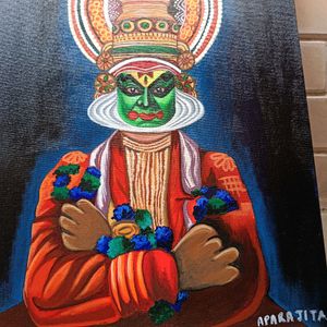 Kathakali Canvas Artwork/ Painting