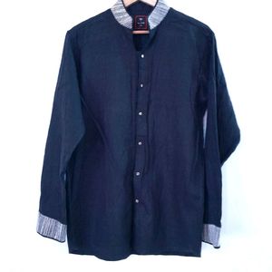 Charcoal Casual Shirt For Men