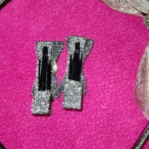 Glitter Hair Band And Clips Combo