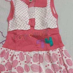 Combo of New Dresses for Girls 3 -6 Months