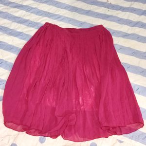Hot Pink medium length Skirt 🍒