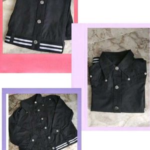 Black stylish short jacket for girls/ women