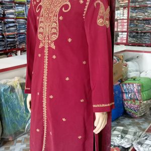 Branded Maroon Sherwani