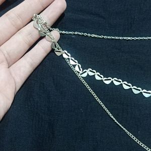 Combo Of Silver Neckchains + Cargo