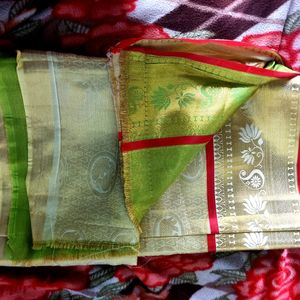 New Silk Saree With Blouse