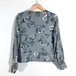 Grey Printed Top (Women’s)