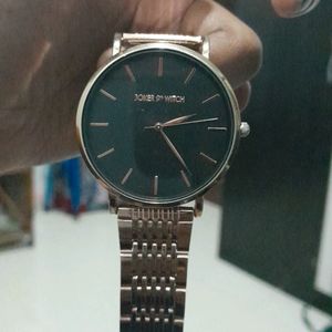 Joker &witch Rose Gold Watch