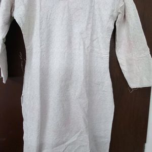 Women White Kurti