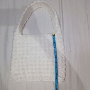 Handmade Popcorn Crochet Bag