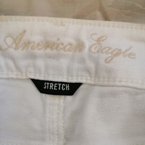 American Eagle White Shorts