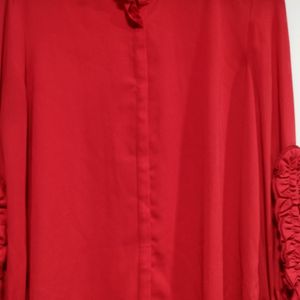 Zara Red Top