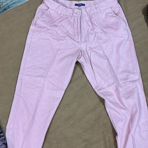 AJIO Pink Trousers 28”