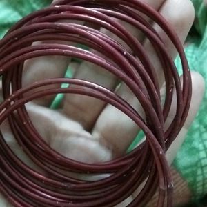 🔥💥Price Drop🎉 Save 🎀More ✨Offer🎁 #maroon #bangles #size2.4 #grabfast #grab #now Grab Now Nice Durable Maroon Metal Bangles Total Quantity 40 Pieces...  Hurry