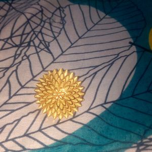 Adjustable Golden Flower Ring